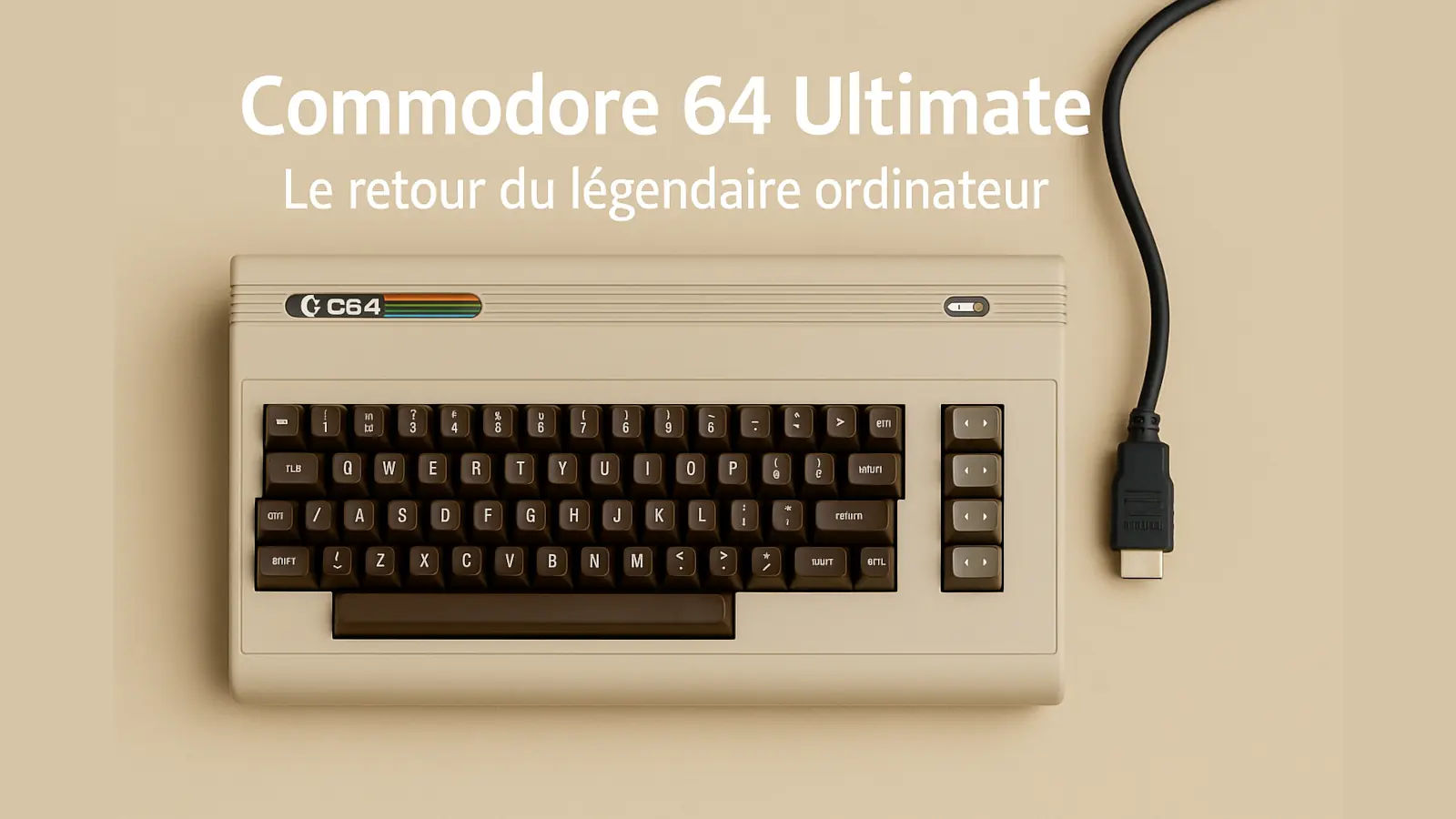 Commodore 64 Ultimate – Le retour du légendaire ordinateur rétro avec connecteur HDMI